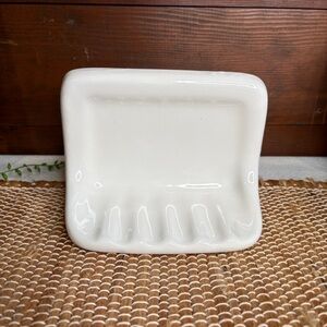 Vintage Classic Porcelain Soap Dish Wall-Mount Shower Tub Mexico 1010 TL